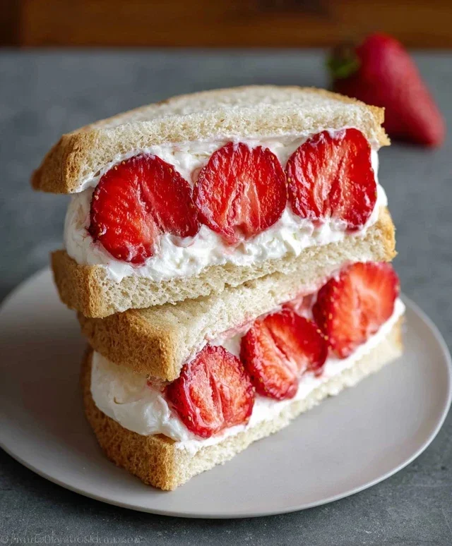 4-ingredient Strawberry Sando