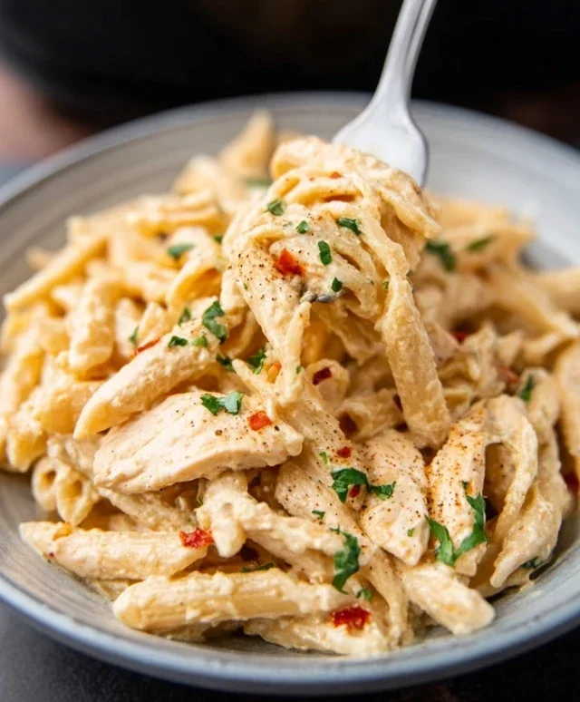 Crock Pot Creamy Cajun Chicken Pasta