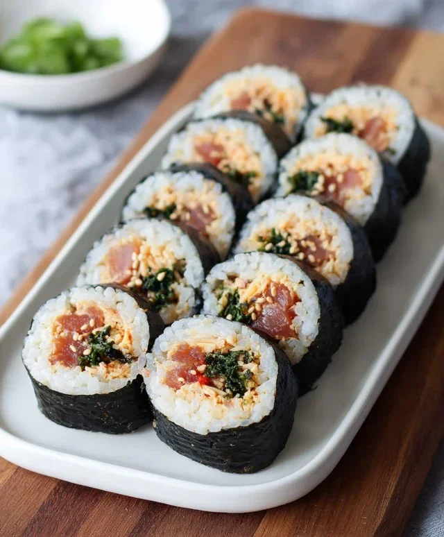 Easy 15-min. Spicy Tuna Kimbap