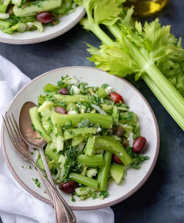 Mediterranean Celery Salad