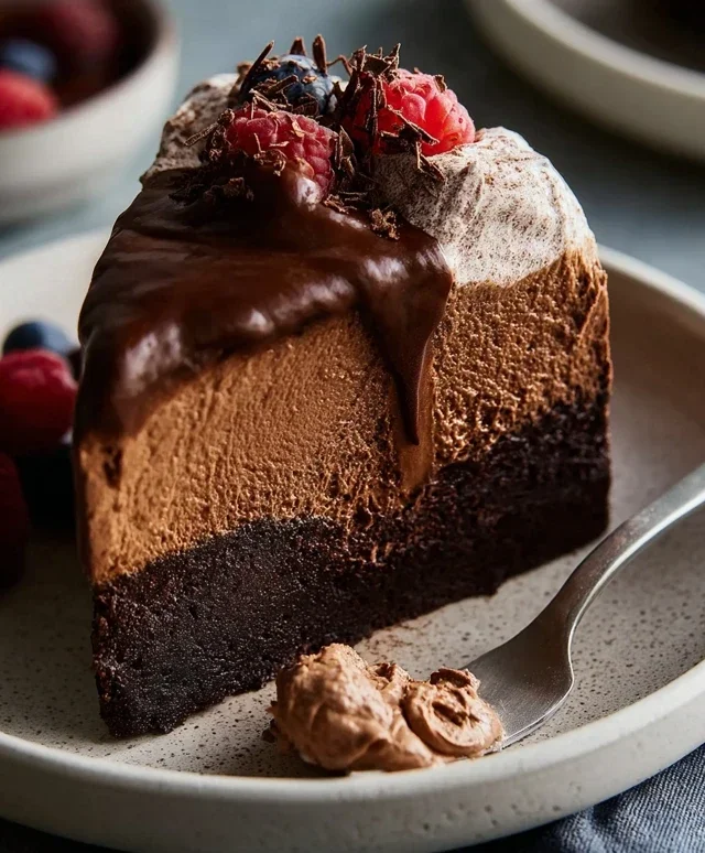 Vegan Chocolate Mousse Cake