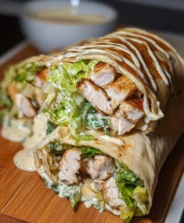 Chicken Caesar Wraps