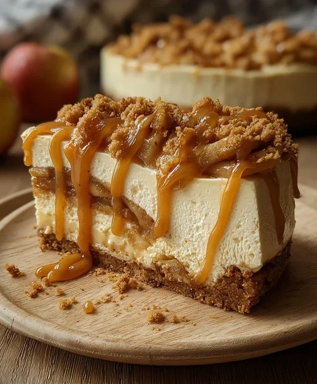 No bake Apple pie cheesecake