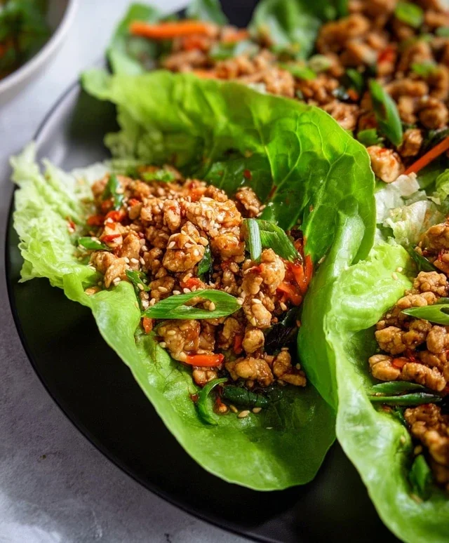 Crunchy PF Chang's Lettuce Wraps