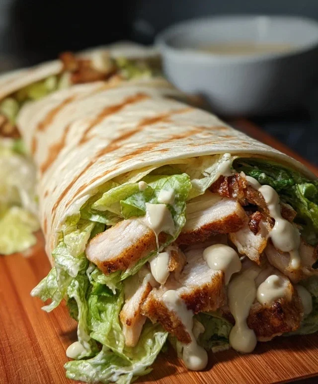 Chicken Caesar Wraps