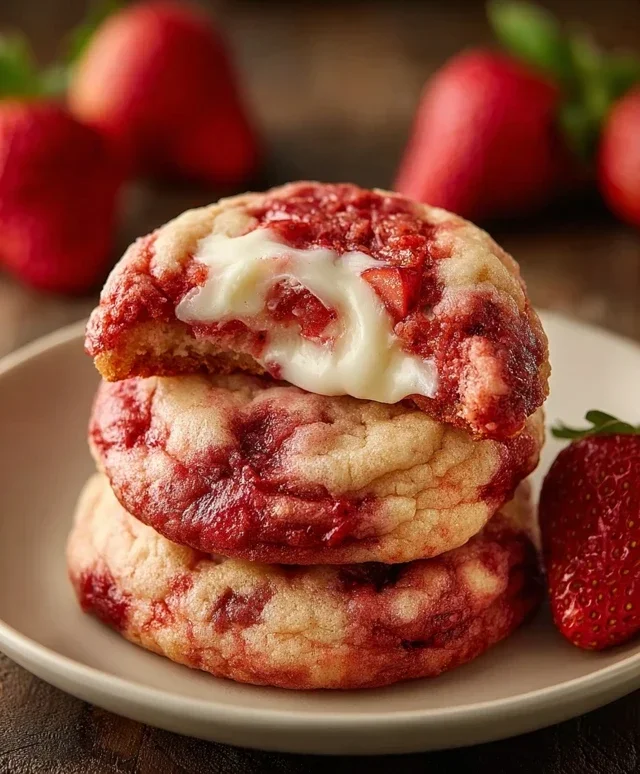 Strawberry Cheesecake Cookie