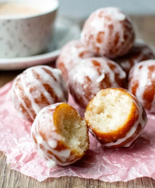 Easy Keto Glazed Donut Balls