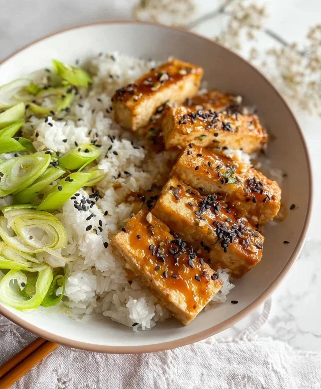 Honey Garlic Tofu