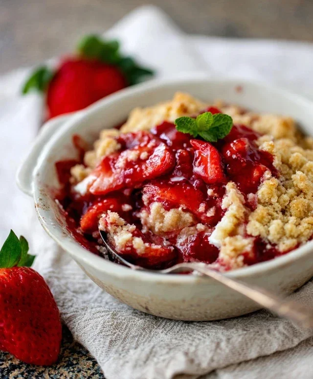 Strawberry Cobbler