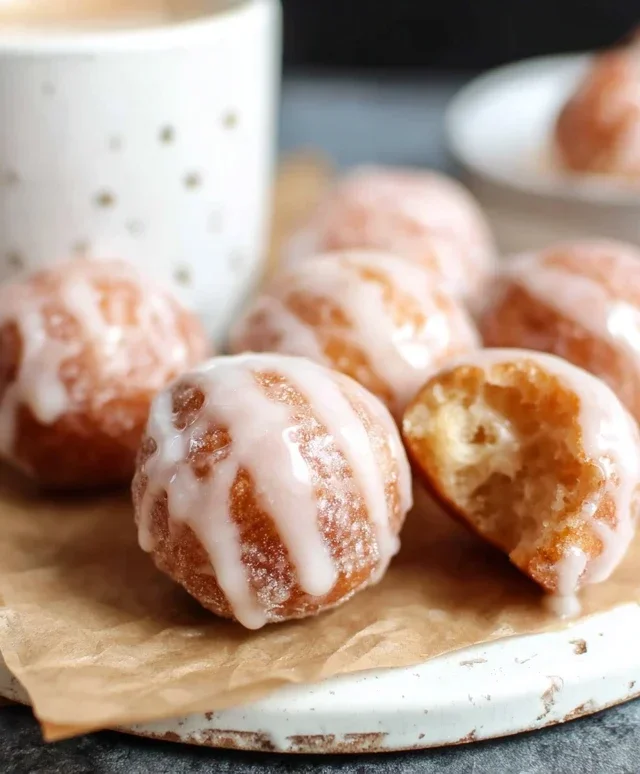 Easy Keto Glazed Donut Balls