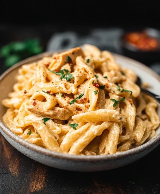 Crock Pot Creamy Cajun Chicken Pasta