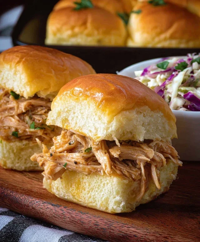 Crock Pot Mississippi Chicken Sliders