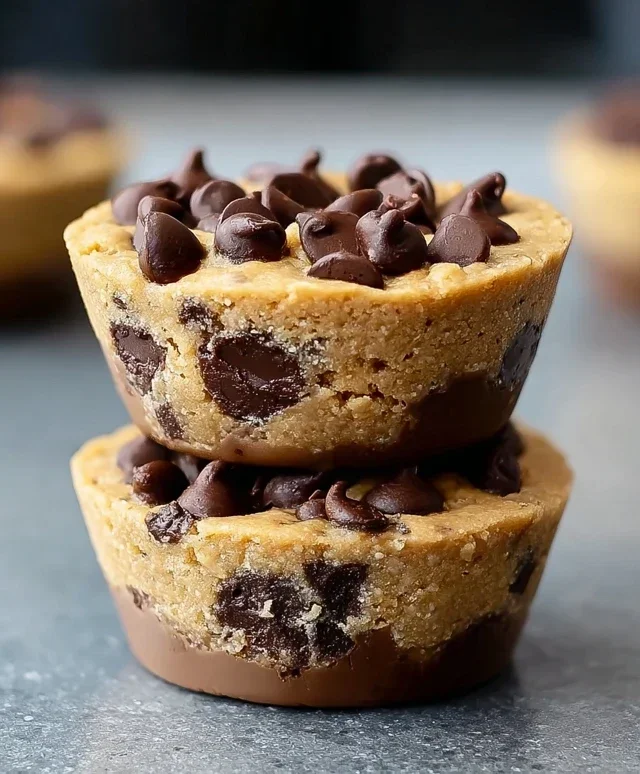 Peanut Butter Chocolate Chip Cookie Cups