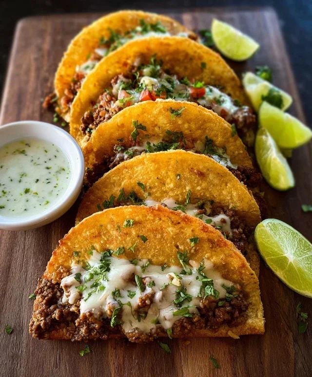 Crispy Ground Beef Tacos