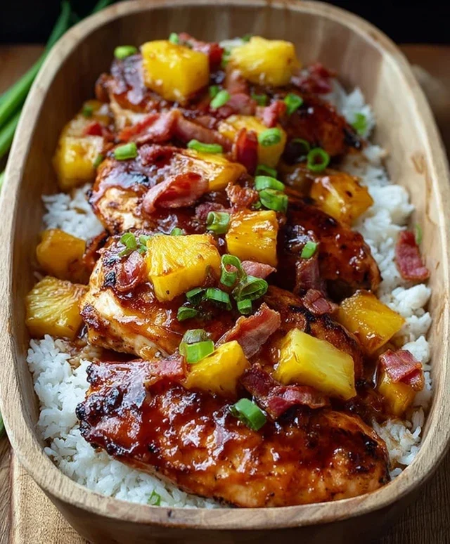 Beef Beef Bacon Pineapple BBQ Chicken