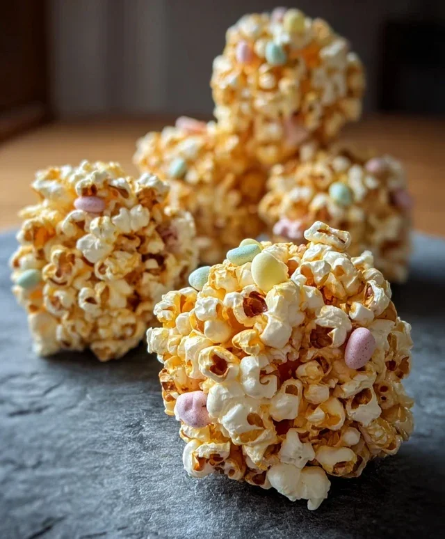Easter Popcorn Balls