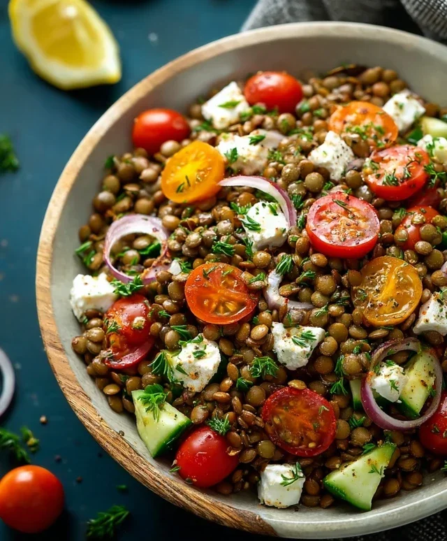 Mediterranean Lentil Salad