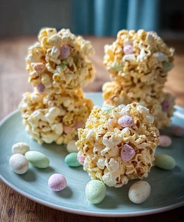 Easter Popcorn Balls