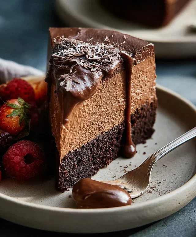 Vegan Chocolate Mousse Cake