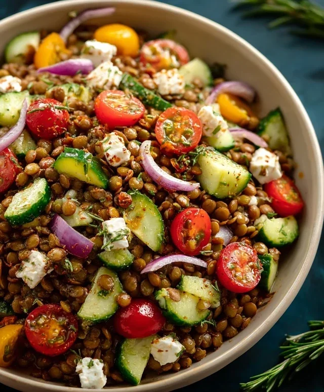 Mediterranean Lentil Salad