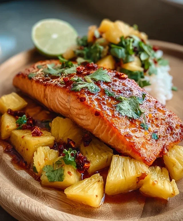 Pineapple Chipotle Salmon