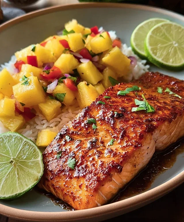 Pineapple Chipotle Salmon