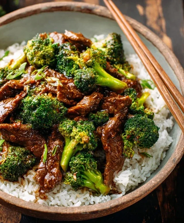 Chinese Beef and Broccoli (牛肉炒西兰花)