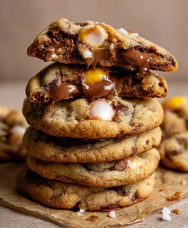 Brown Butter Cadbury Creme Egg Chocolate Chip Cookies