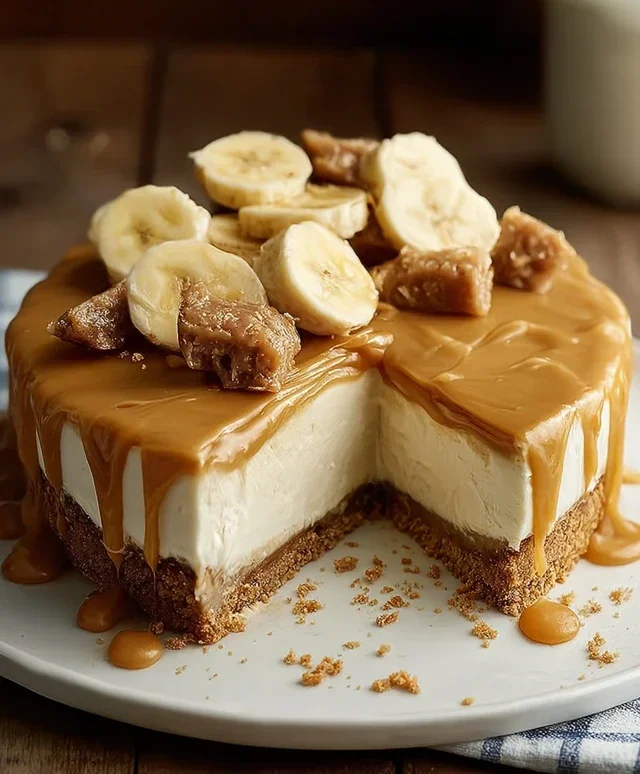 No-Bake Banoffee Cheesecake