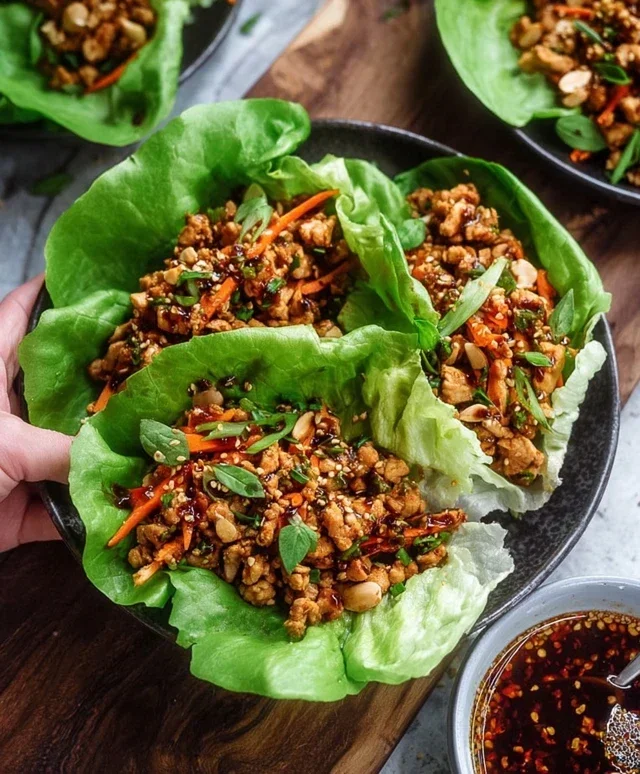 Crunchy PF Chang's Lettuce Wraps