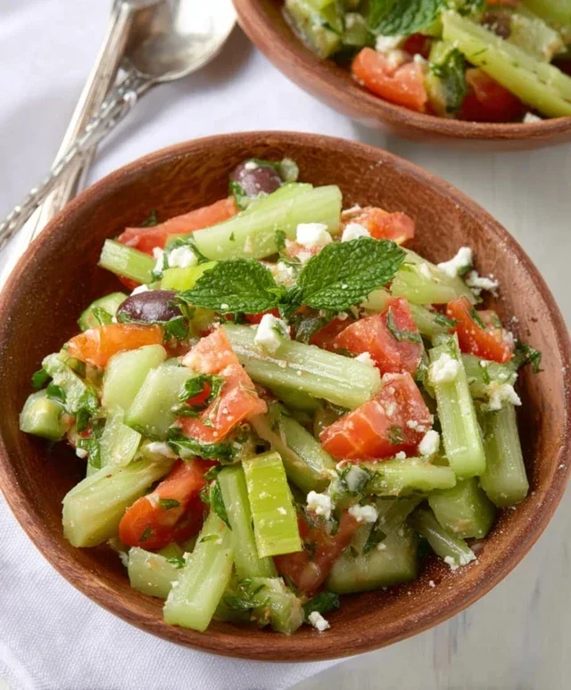 Mediterranean Celery Salad