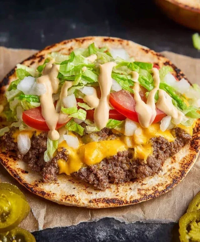 Smash Burger Tacos