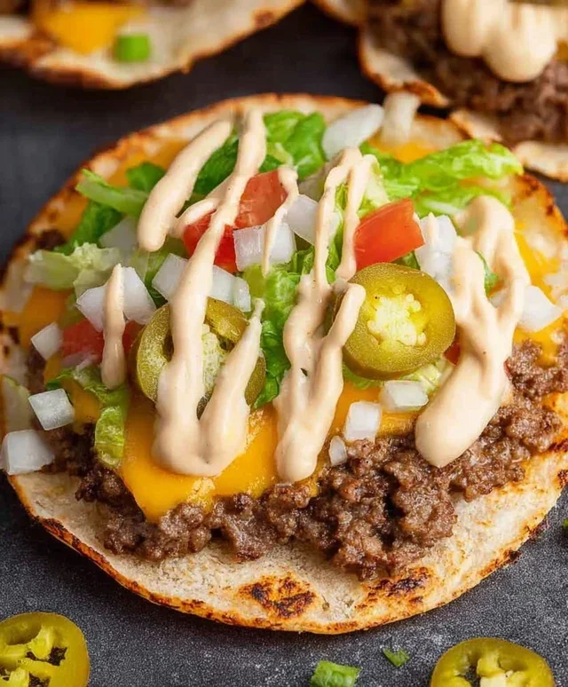 Smash Burger Tacos