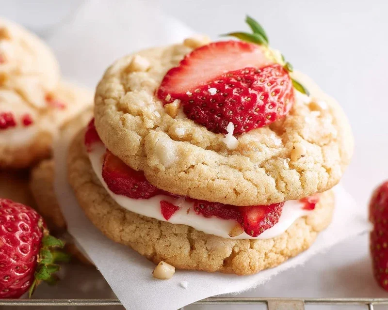 Strawberry Shortcake Cookies