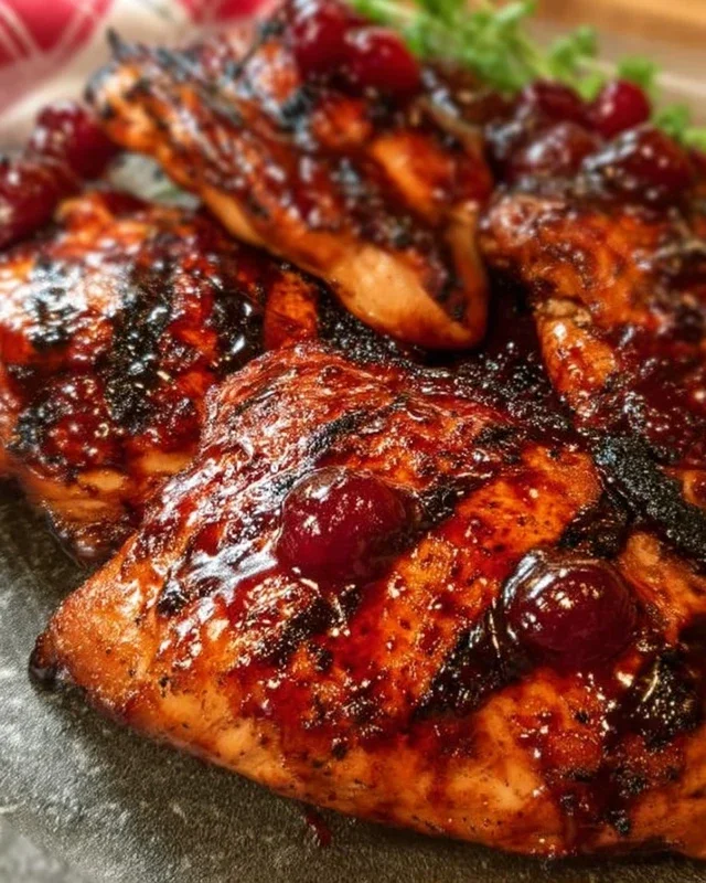 Cherry Dr. Pepper Grilled Chicken