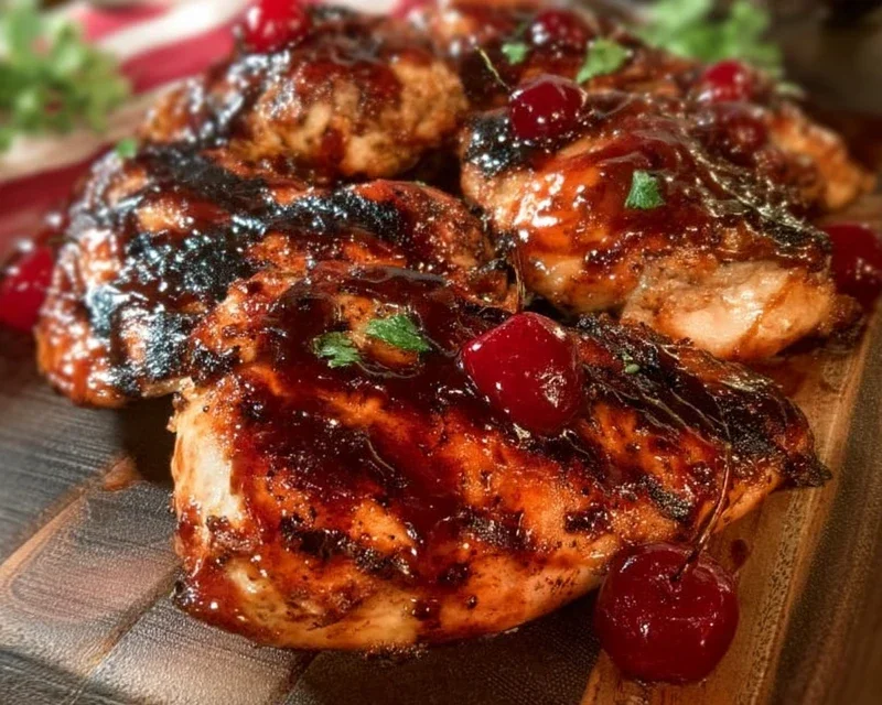 Cherry Dr. Pepper Grilled Chicken