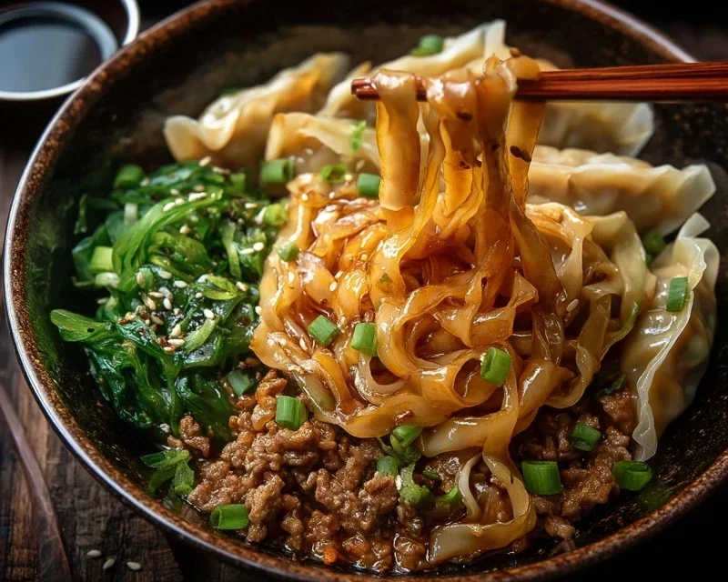 Potsticker Noodle Bowl