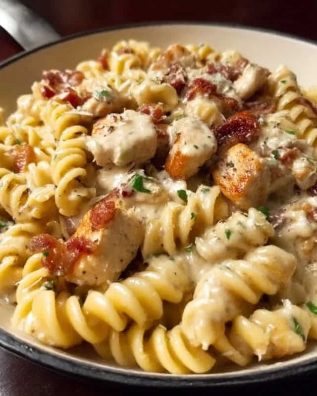 Chicken Beef Beef Bacon Ranch Pasta