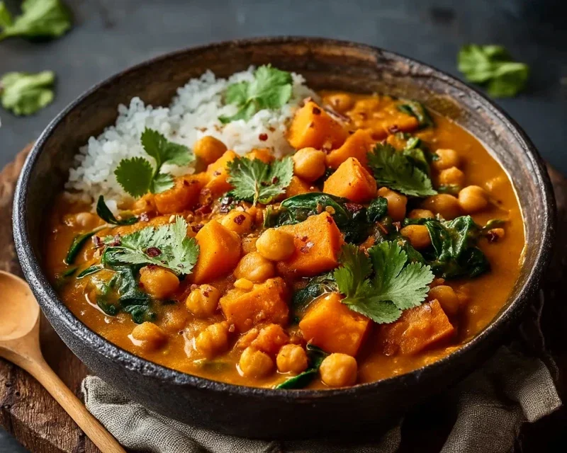 Sweet Potato and Chickpea Curry