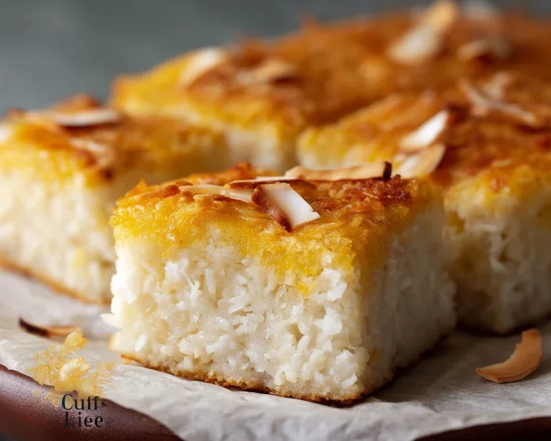 Sticky Coconut Cake