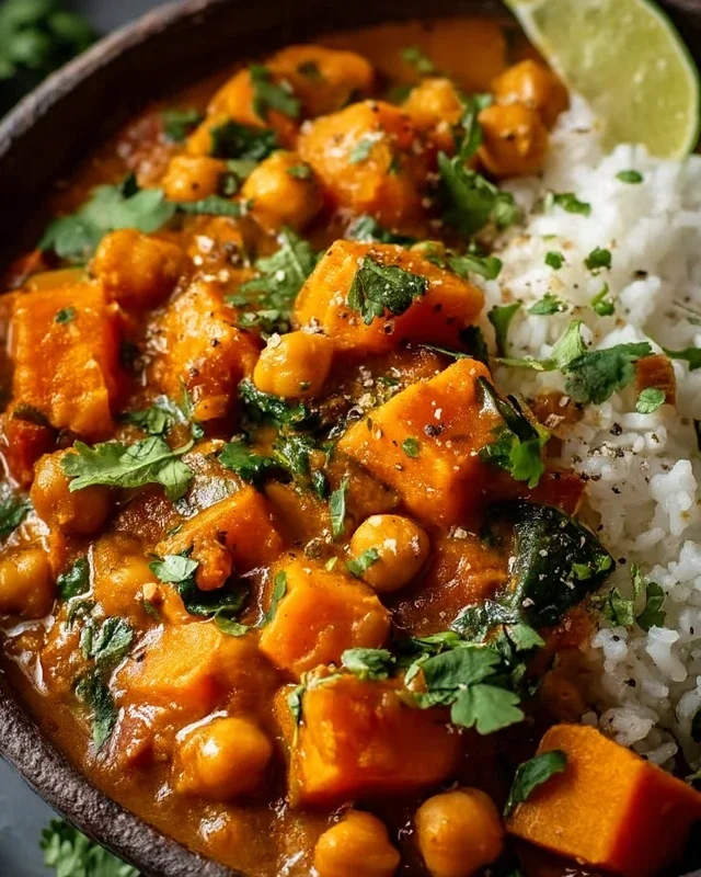 Sweet Potato and Chickpea Curry