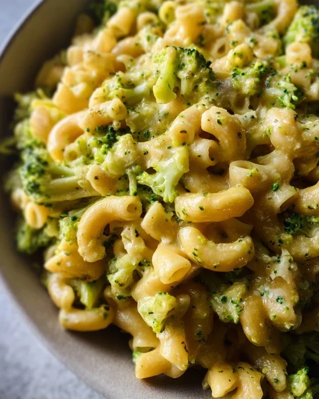 One Pot Healthy Broccoli Mac and Cheese