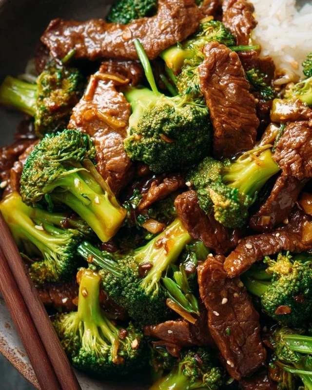 Chinese Beef and Broccoli (牛肉炒西兰花)