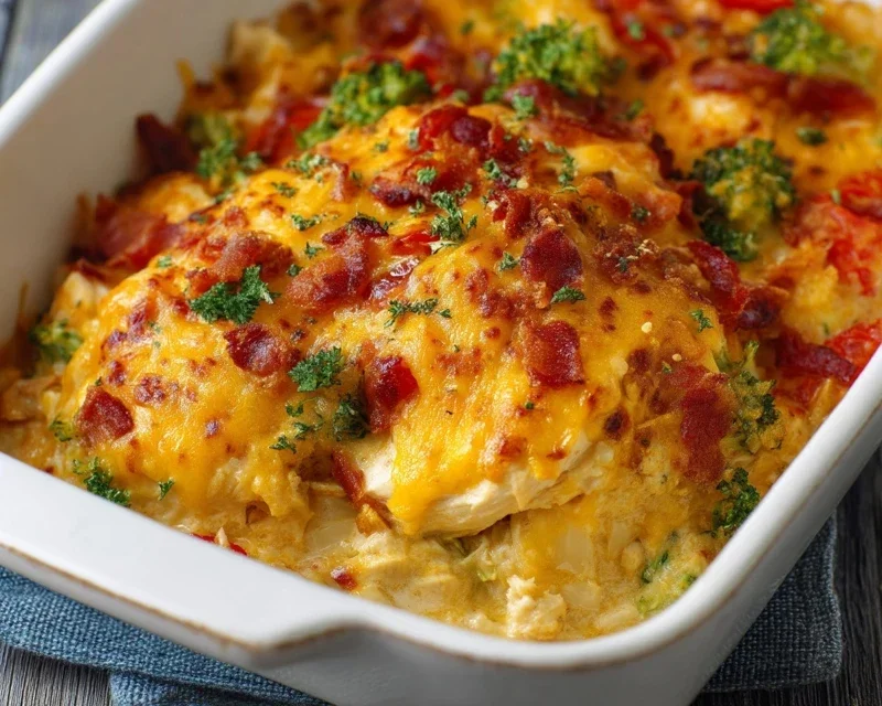 Easy Low Carb Chicken Casserole