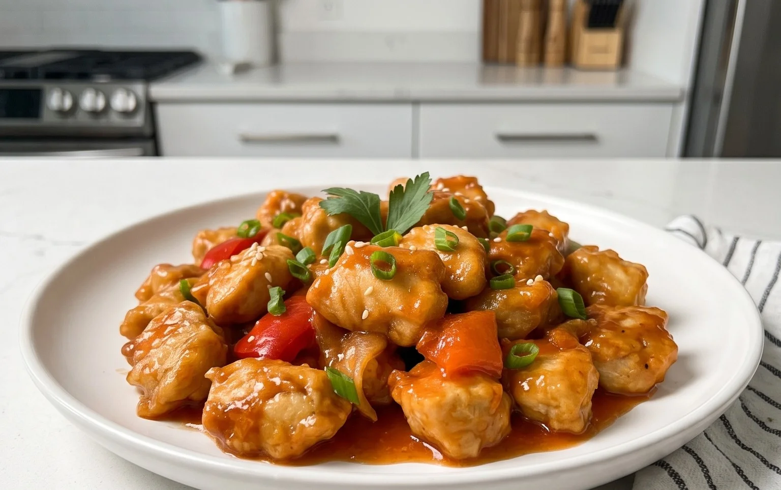 Crockpot Sweet and Sour Chicken