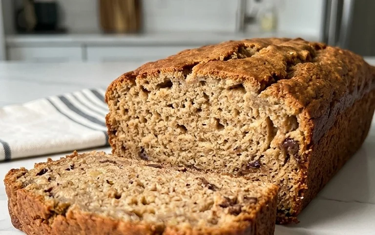 Healthy 5-Ingredient Flourless Banana Bread