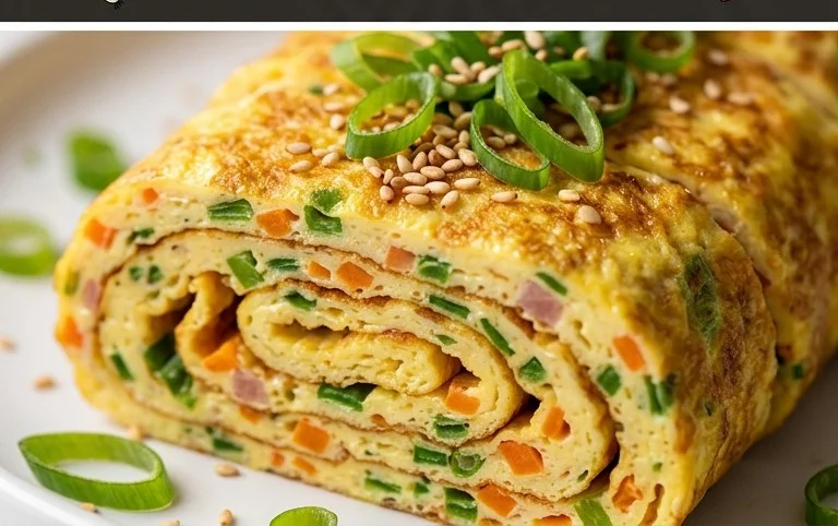 Gyeran Mari (Korean Rolled Omelette)