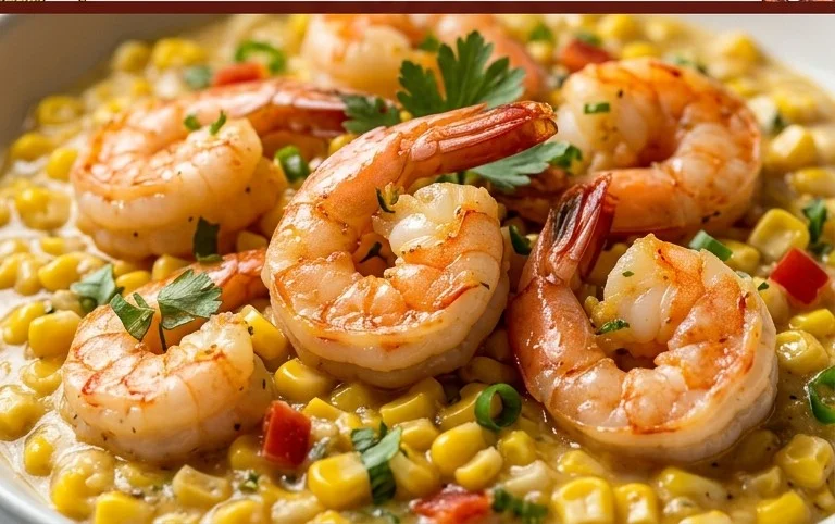 Shrimp and Creamed Corn (30 Minutes, One-Pan)