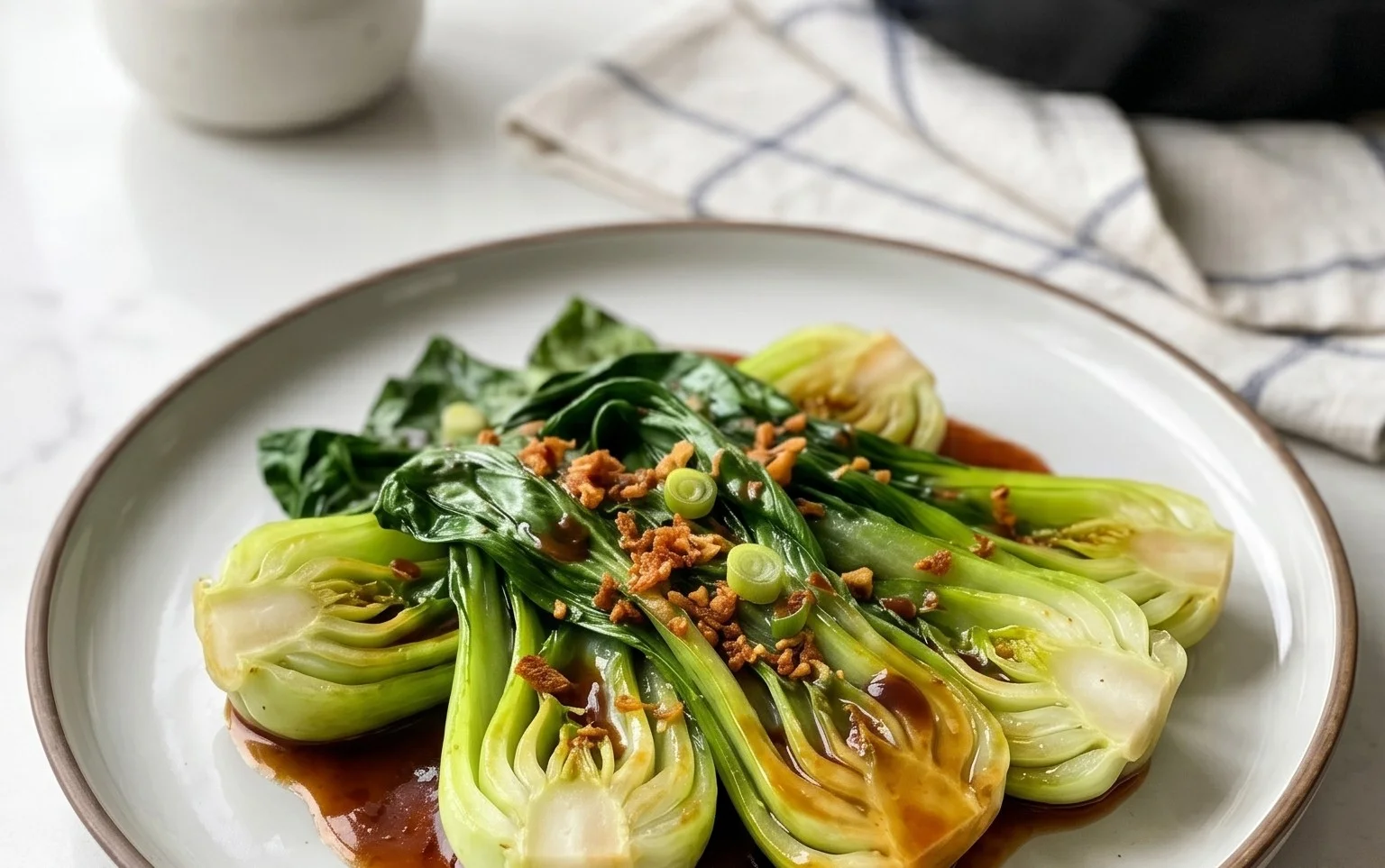 Bok Choy with Oyster Sauce