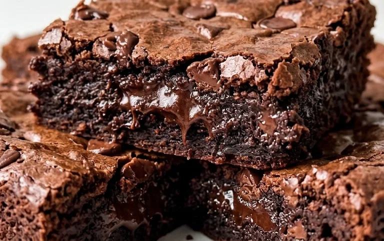 Fudgy Eggless Brownies